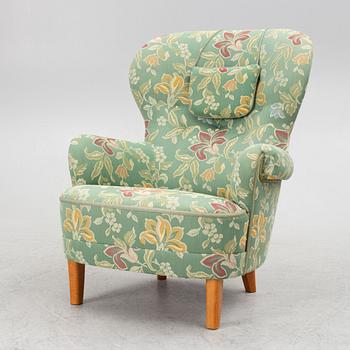 Carl Malmsten, an armchair, 'Rundrygg', AB O.H. Sjögren, Tranås.