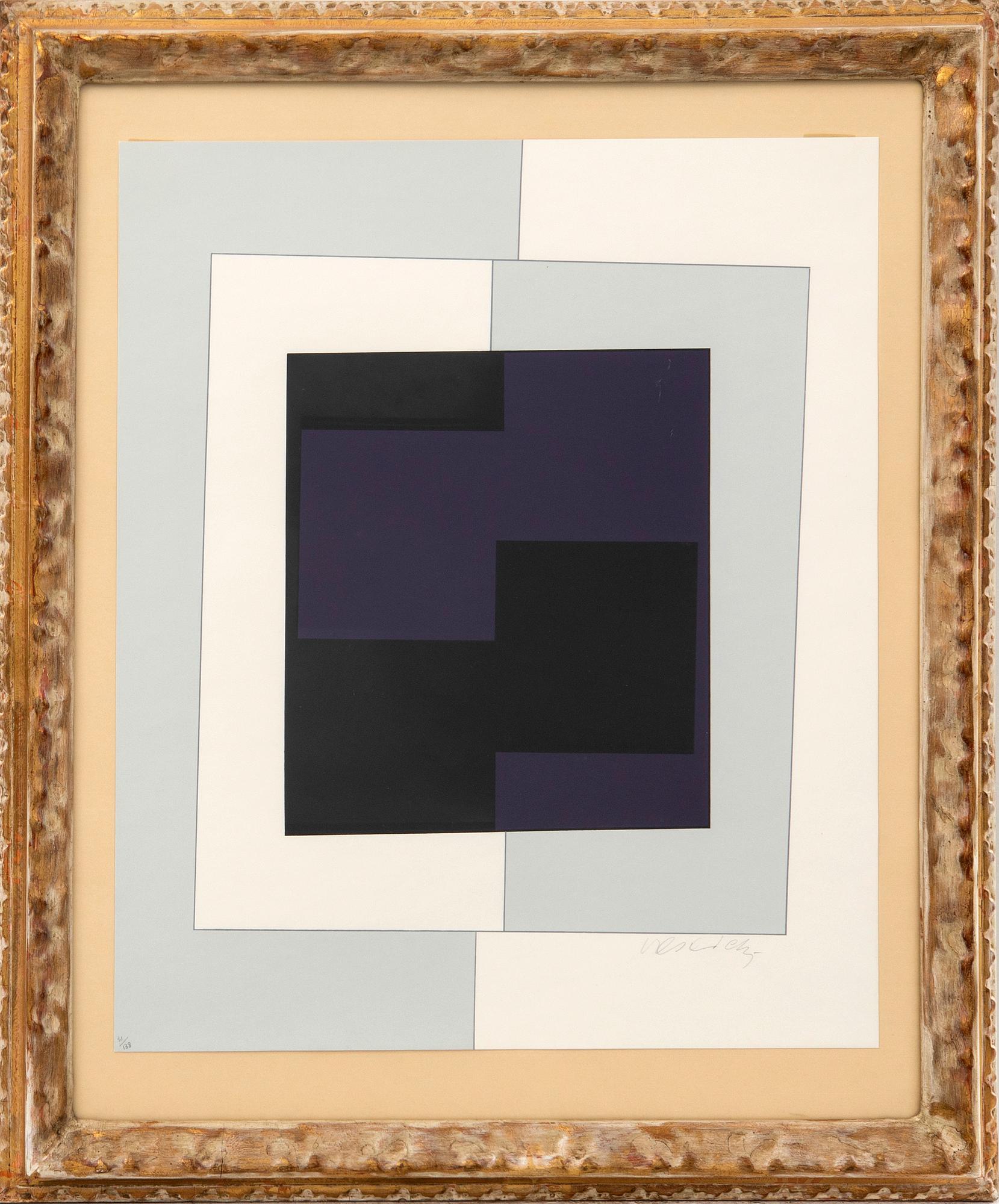 Victor Vasarely,  serigraph signed and numbered 51/138.