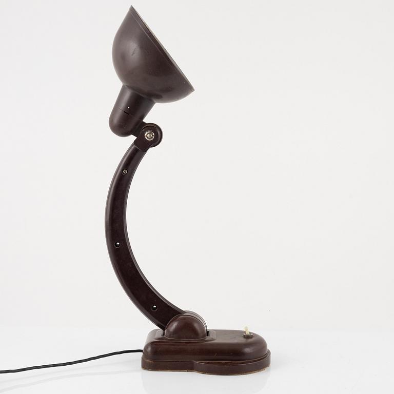 A table lamp, Czechoslovakia, 1930's.
