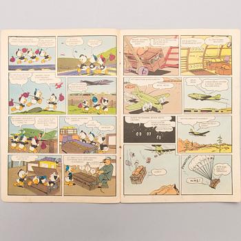 A Finnish Donald Duck Comic Book "Aku Ankka" N:o 12 Joulukuu 1952, Walt Disney.