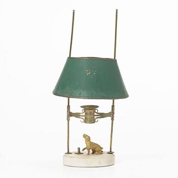 Reading candle holder, late Gustavian, circa 1800.