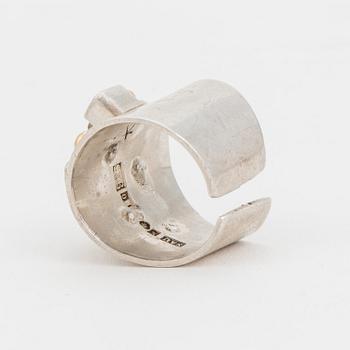 KARL-HEINZ SAUER, ring, Västerås, silver.