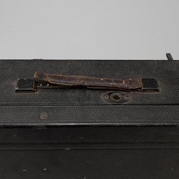 A TRAVEL Gramofon, His Master's Voice, early 20th century.