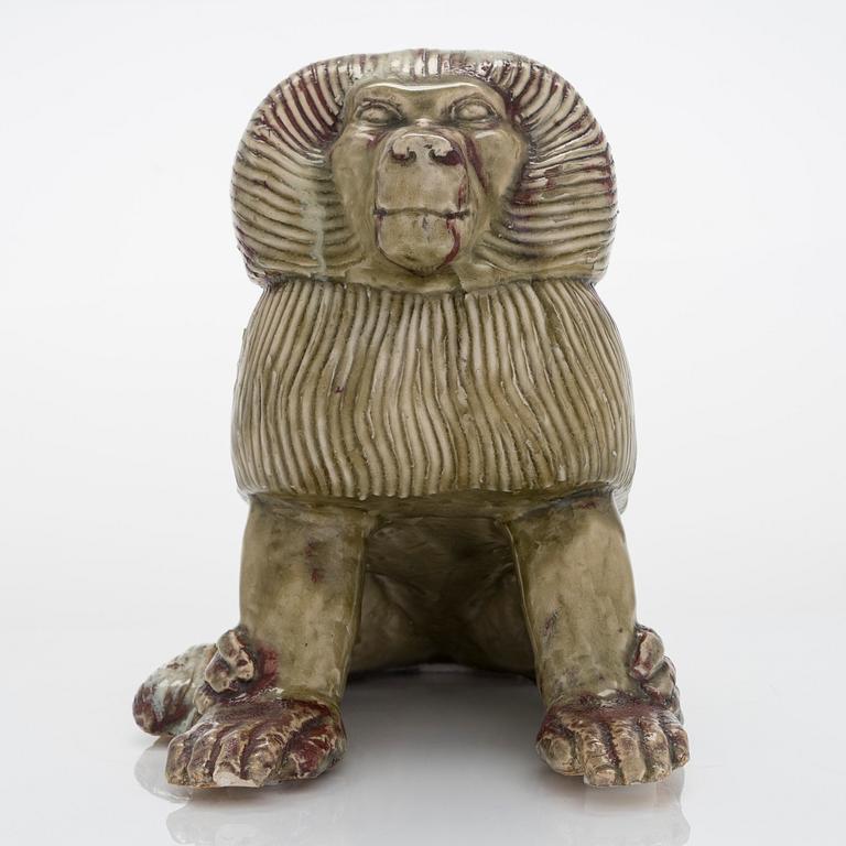 Michael Schilkin, a stoneware sculpture stamp signed M. Schilkin. Arabia Finland.