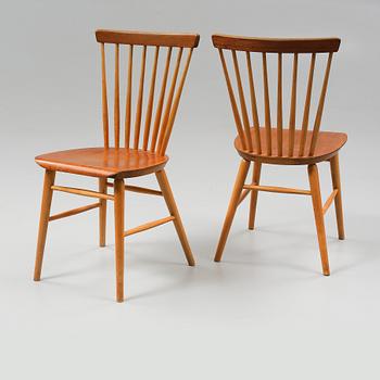 STOLAR, 3 st, AB Bröderna Wigells stolfabrik, 1900-talets andra hälft.