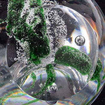 Vicke Lindstrand, Göran Wärff, Caithness of Scotland, five glass paper weights, signed.