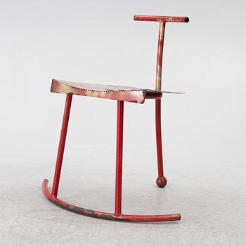 Wolfgang Laubersheimer, a rocking chair, late 20th century.