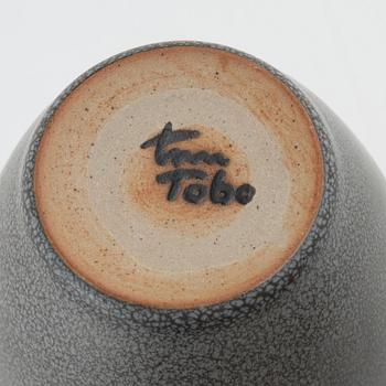 Erich & Ingrid Triller, a stoneware vase, Tobo, signed.