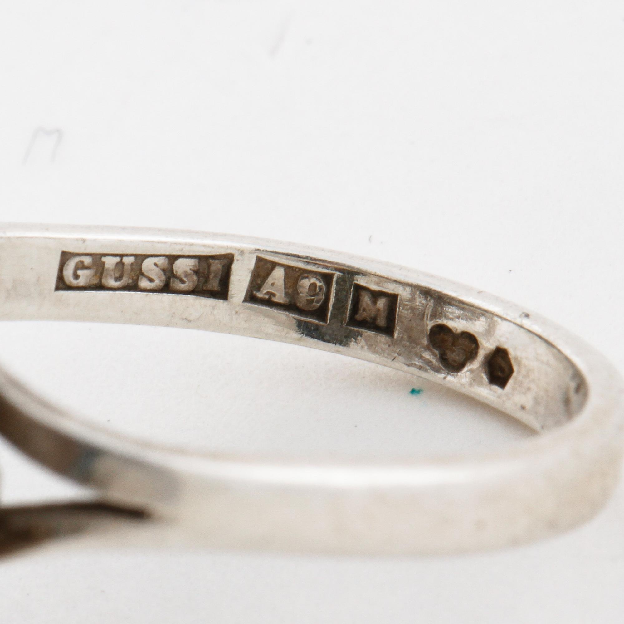 A ring by Gussi, Malmö, 1951.