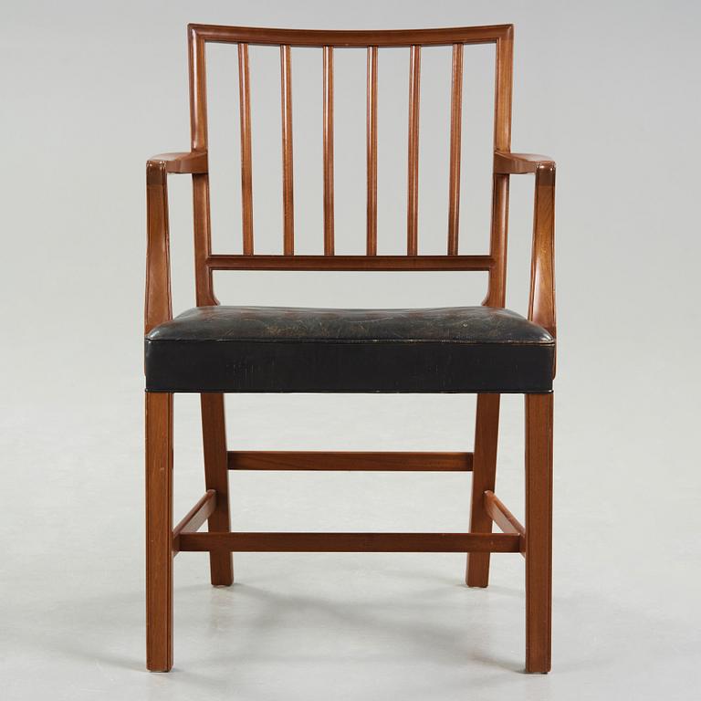 Jacob Kjaer, A Jacob Kjaer mahogany chair, Jacob Kjaer Møbelhaandvaerk, Copenhagen, Denmark ca 1960.