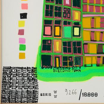 Friedensreich Hundertwasser, 'Good Morning City - Bleeding Town'.