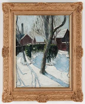 SVEN KREUGER, tillskriven, olja på duk, signerad "KREUGER".