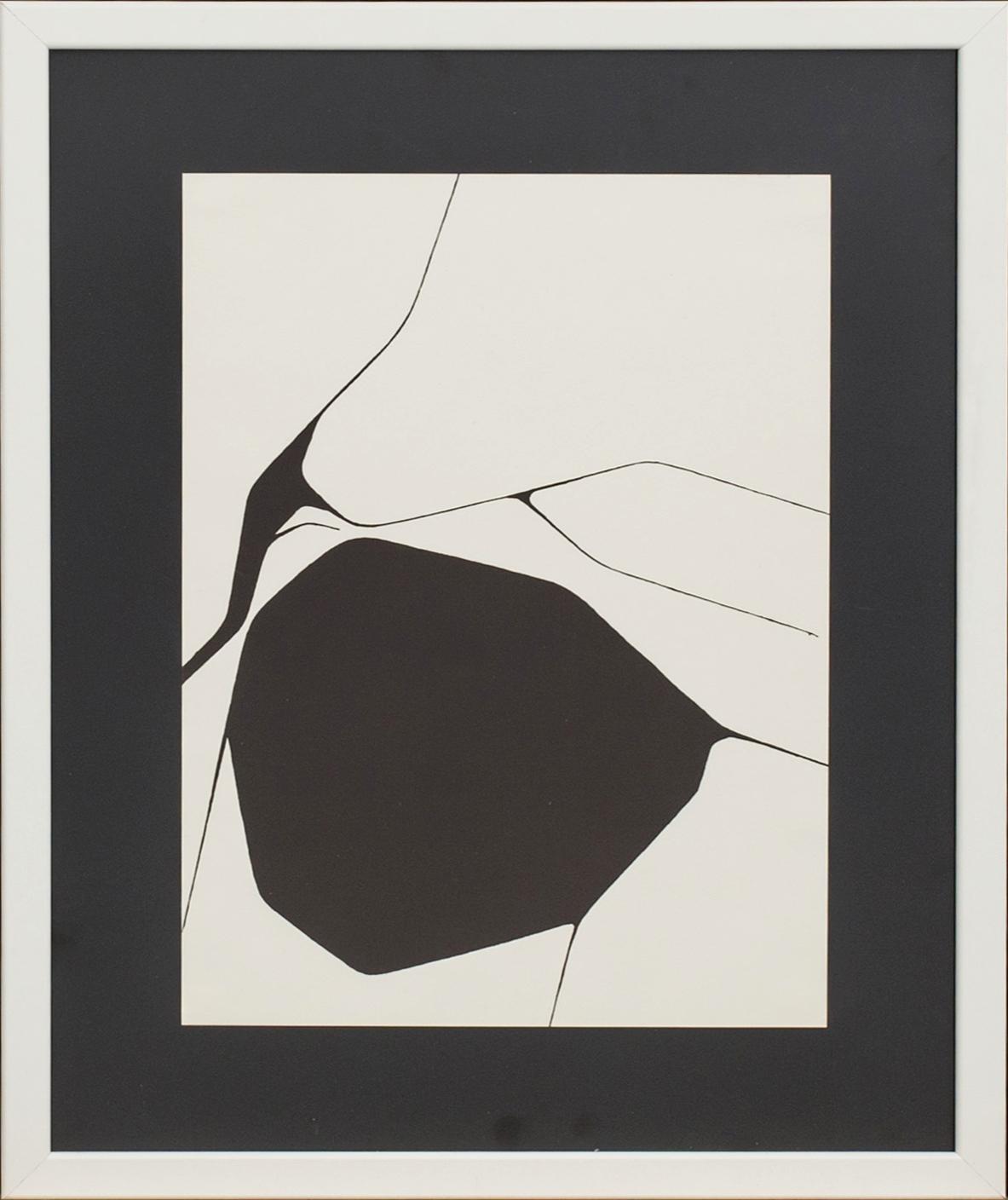 PABLO PALAZUELO, litografi, ur Derrière le Miroir nr 137 1973.