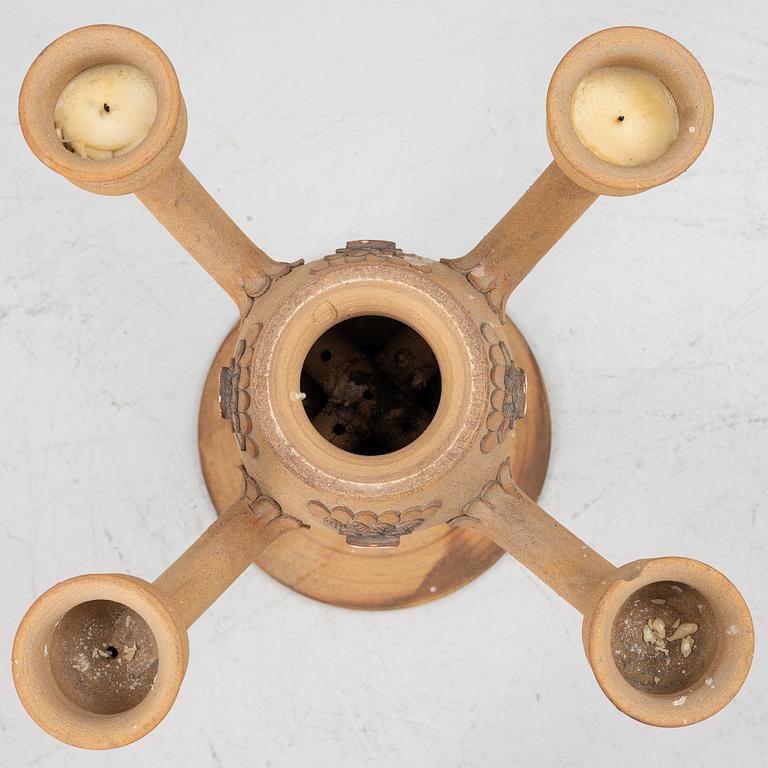 Eva & Olof Paradis, floor candelabra, Paradisverkstaden, Öland, 1989.