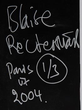 Blaise Reutersward, c-print, signed and numbered 1/3 on verso.