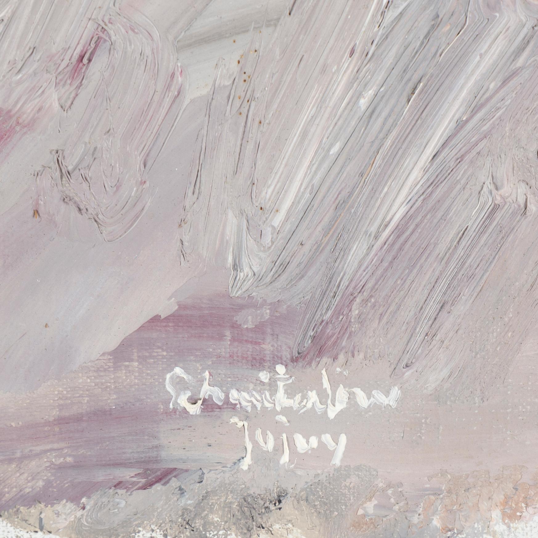 BERTRAM SCHMITERLÖW, oil on canvas, signed, Jujuy (province in Argentina).