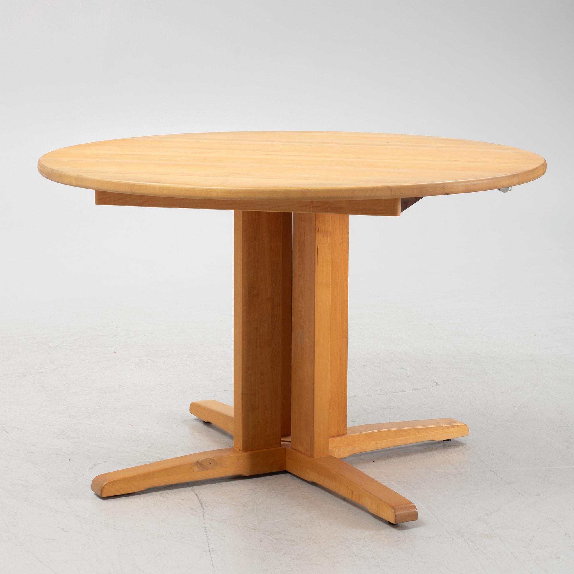 Yngve Ekström, matbord, "Björka", Stolab, sent 1900-tal.