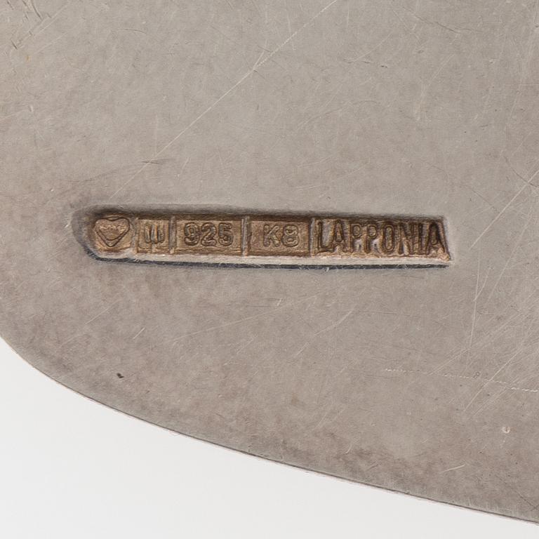 HALSSMYCKE och ÖRHÄNGEN, Lapponia 1987-1989, silver.