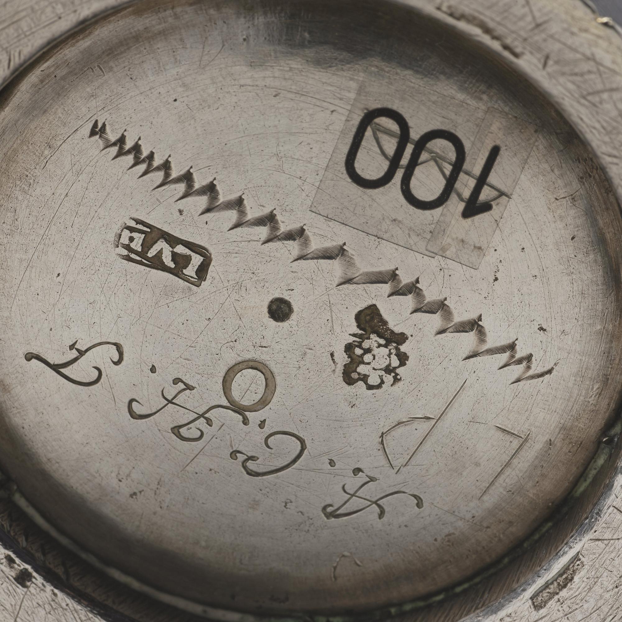 A Swedish 18th century parcel-gilt silver beaker, mark of Lucas van der Hagen, Stockholm 1726.