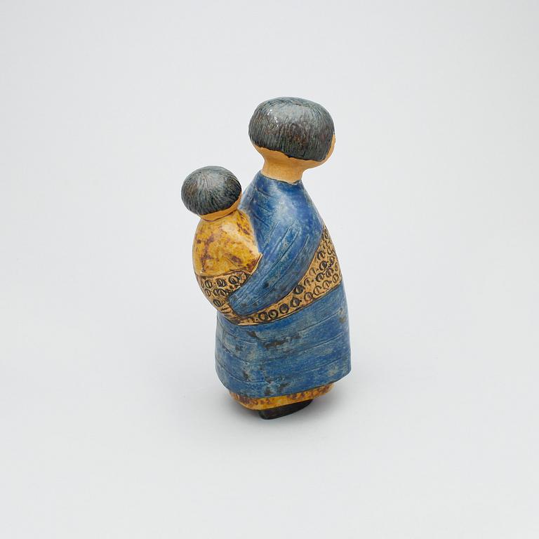 FIGURINER, 2 st, stengods, Lisa Larson, stämpelsignerad resp signerad.