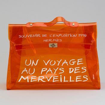 HERMÈS, a 'Plastic Kelly' handbag.