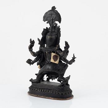 Ganesha, brons. Nepal, 1900-tal.