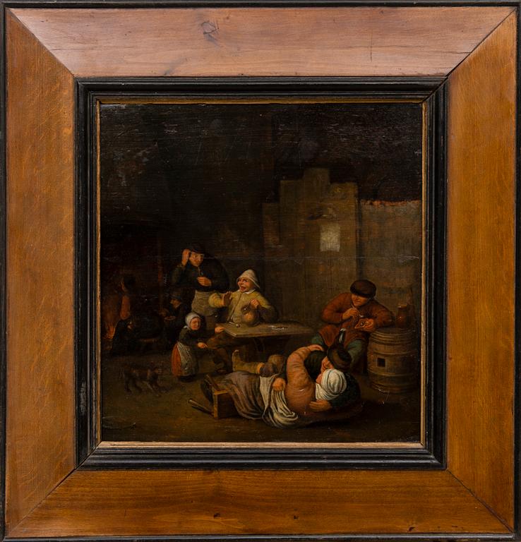 UNKNOWN ARTIST, FLEMISH SCHOOL, TAVERN INTERIOR, 17th/18th CENTURY.