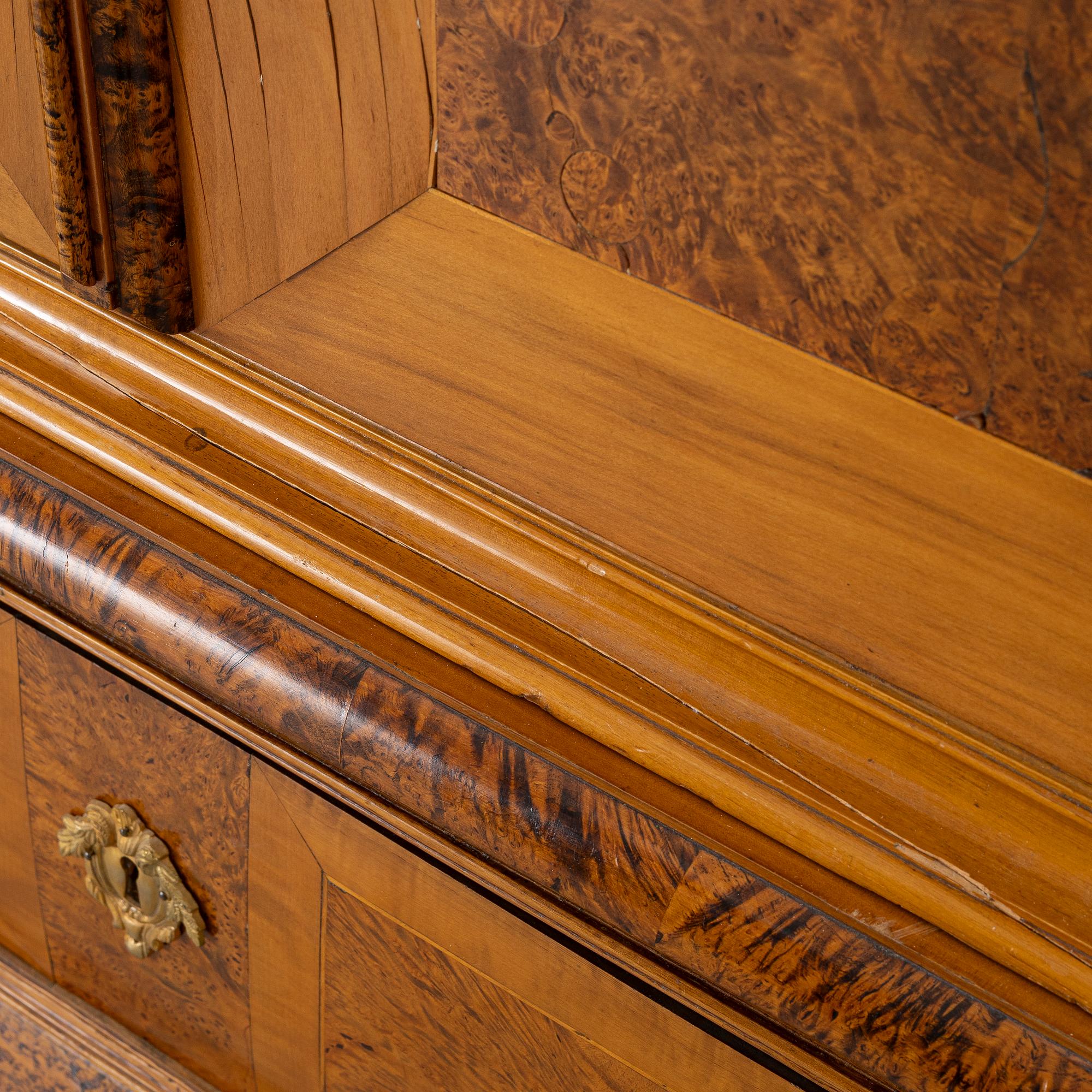 A late Baroque cabinet, 18th Century.