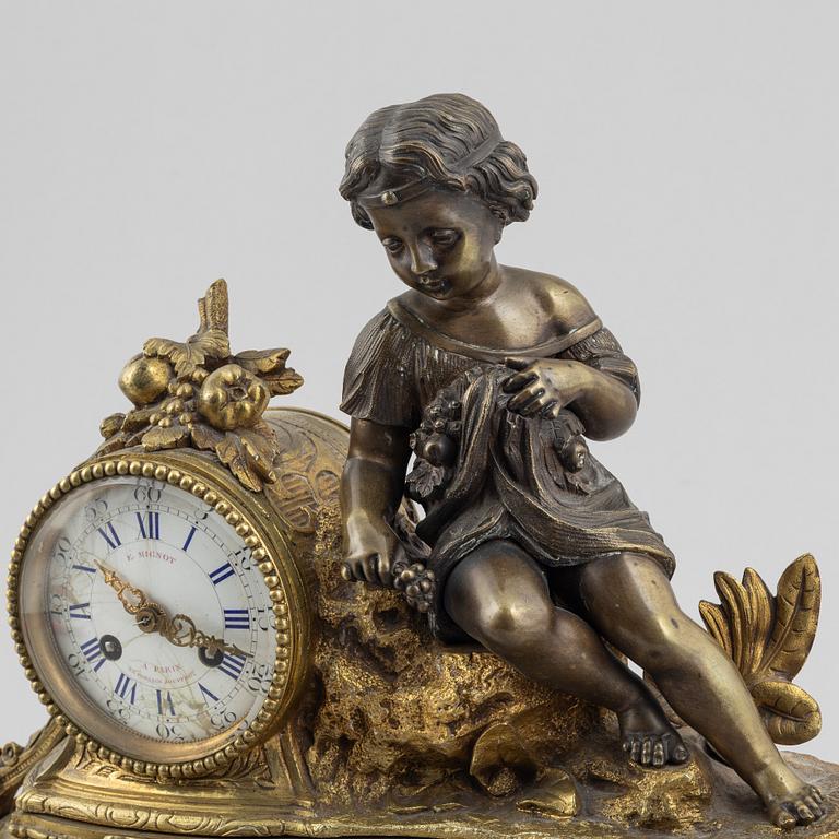 Bordspendyl, Frankrike, 1800-talets andra hälft.