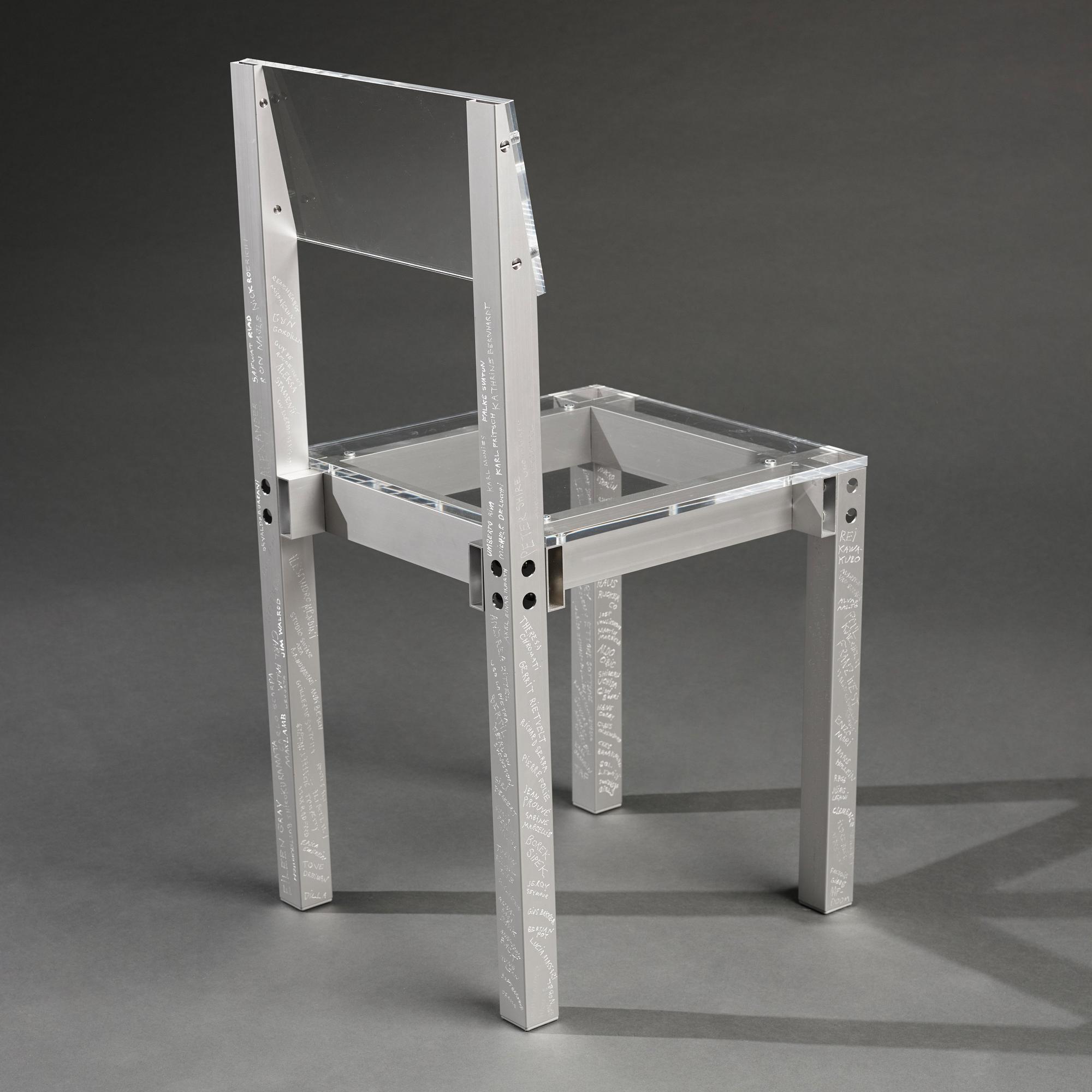 Fredrik Paulsen, stol, unik, "Chair One, Heroes", JOY, 2024.