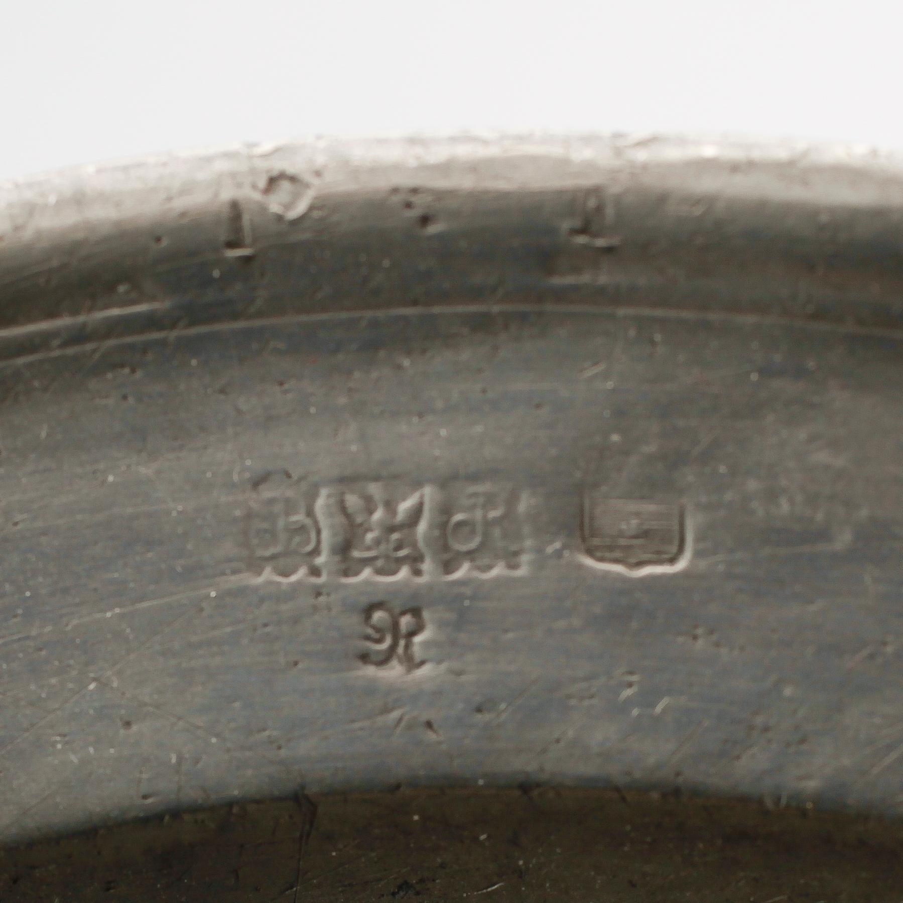 FAT SAMT KANNA, tenn, svenska stämplar, 1700-/1800-tal.