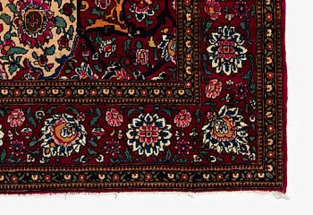 An antique Isfahan rug, Central Persia, c 234 x 146 cm.