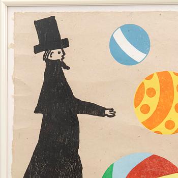 Donald Baechler, "Conversation".