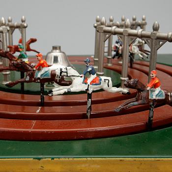 SPEL / LEKSAK, "Tin toys Race horse", Märklin, Germany, 1900-talets första hälft.