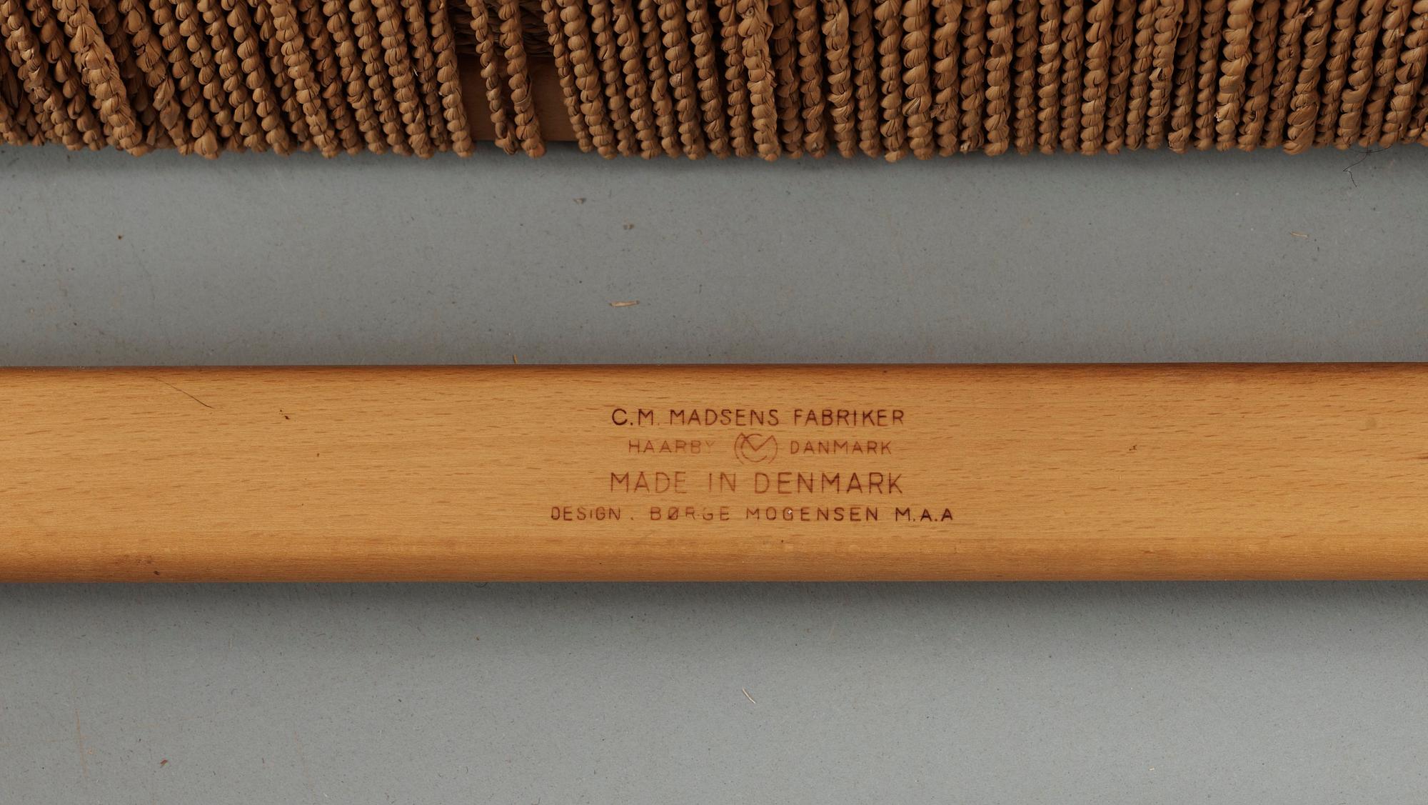 STOLAR, 4 st, Börge Mogensen, CM Madsens Fabriker, Danmark.