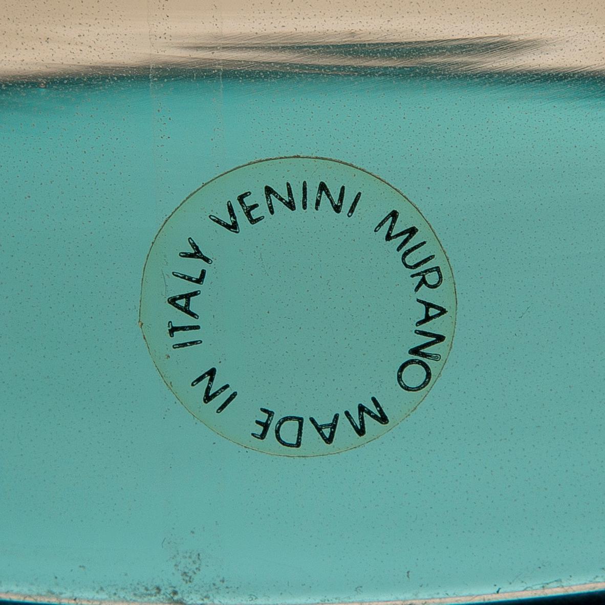 A vase signed Venini TW -87.