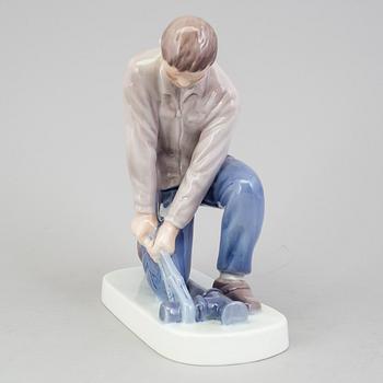 A porcelain figurine by Bing & Gröndahl, Denmark.