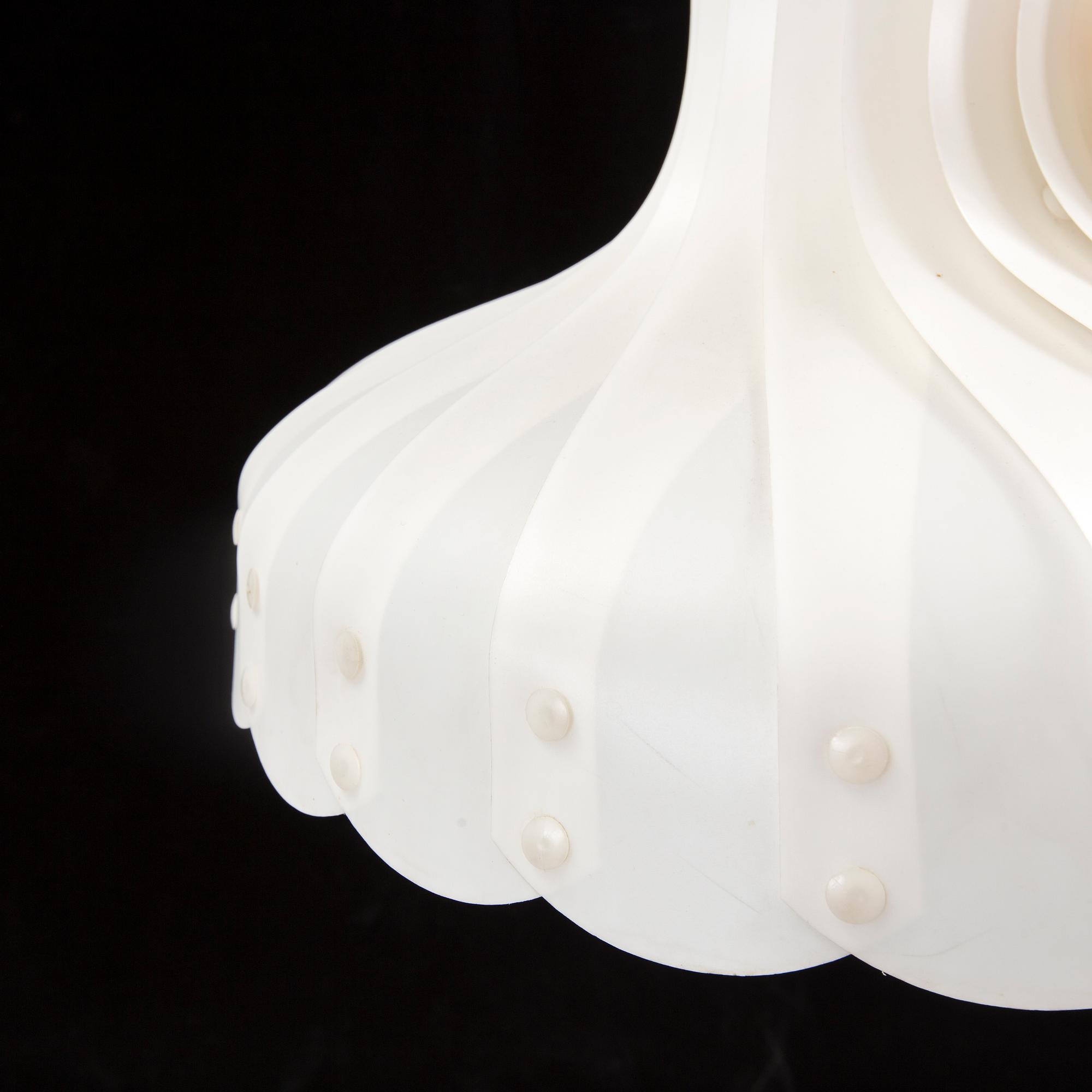 A 1960s ceiling light pendant by Scan-light Markaryd Sweden.