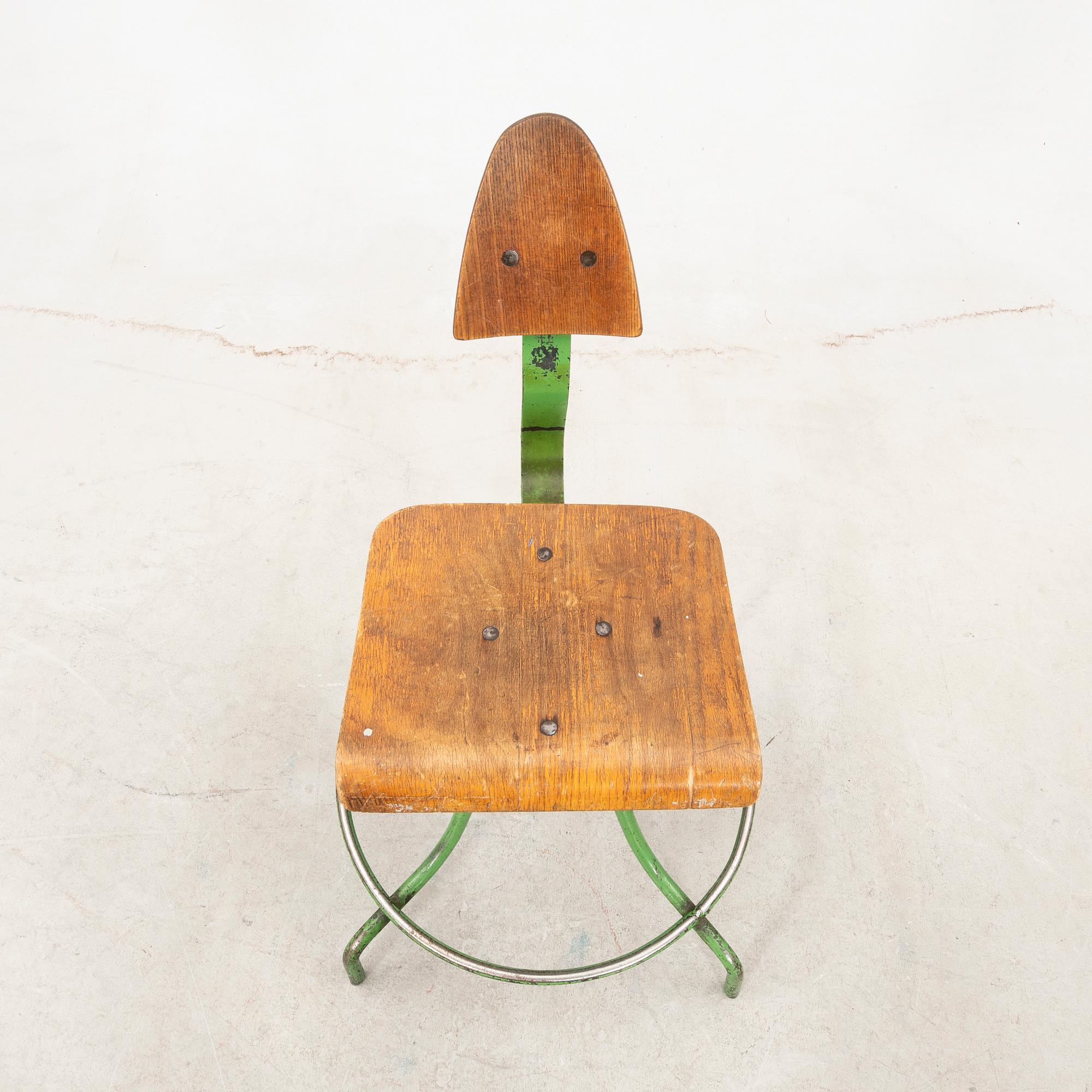 Verkstadsstol möjligen Tjeckien, 1930-40-tal.