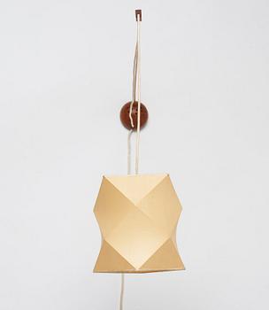 Hans Bergström, a wall lamp, model "421", ateljé Lyktan, Sweden 1940-50s.