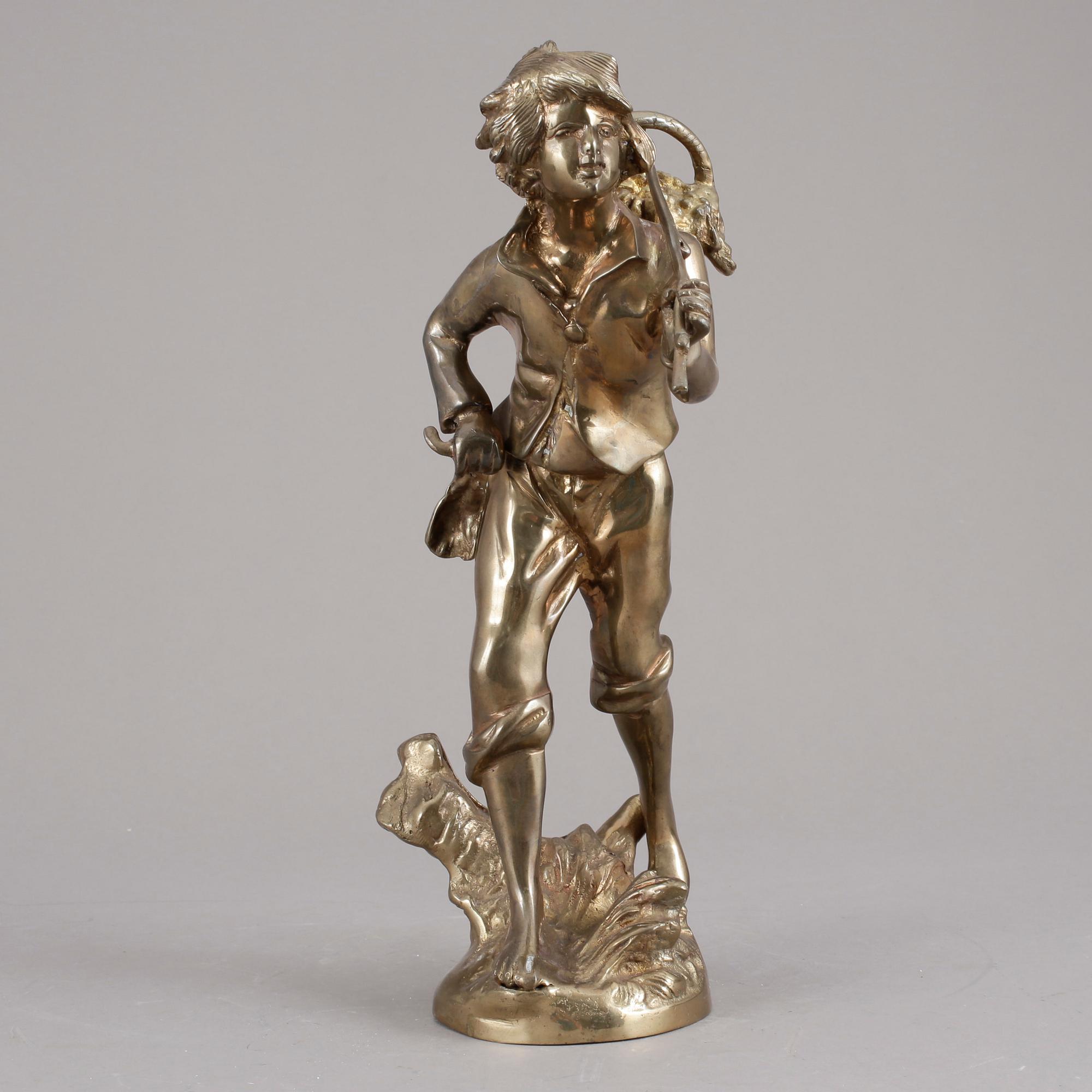 SKULPTUR, mässing, 1900-talets andra hälft.