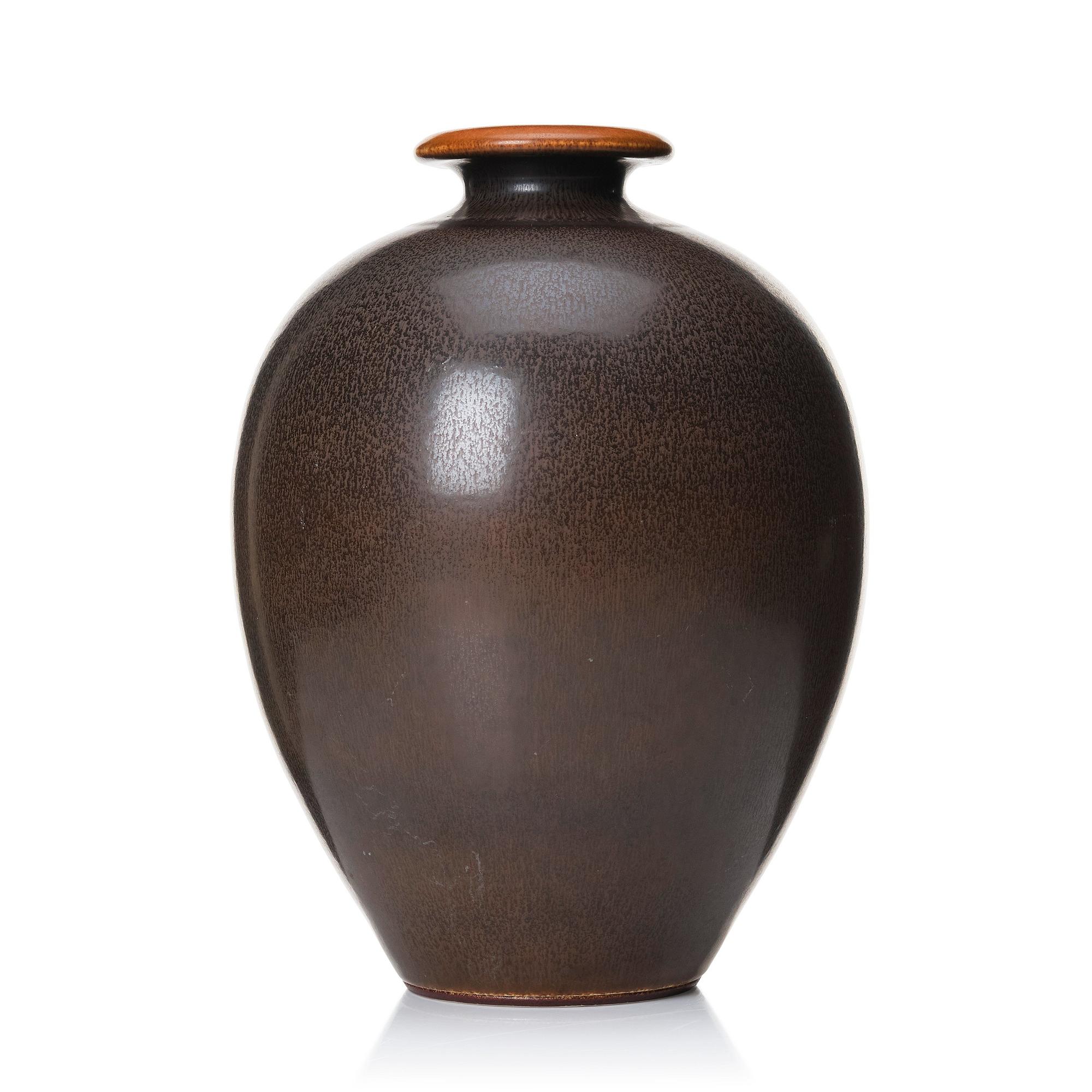 Berndt Friberg, a stoneware vase, Gustavsberg studio, Sweden 1964.