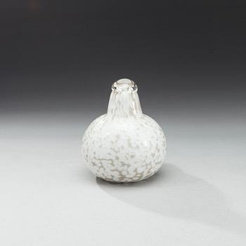 FIGURIN, glas, signerad Oiva Toikka, Nuutajärvi, 1900-talets slut.