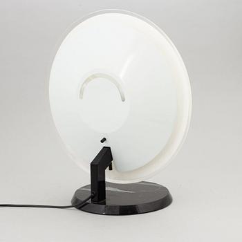 Bruno Gecchelin, a 'Perla Table Lamp' from Oluce, Italy, designed 1980.