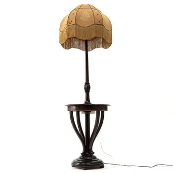 Side table with lamp, first half of the 20th century.