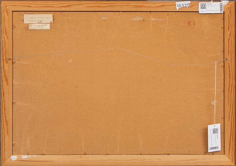 Torsten Torstenson, olja på pannå, signerad, daterad -52.