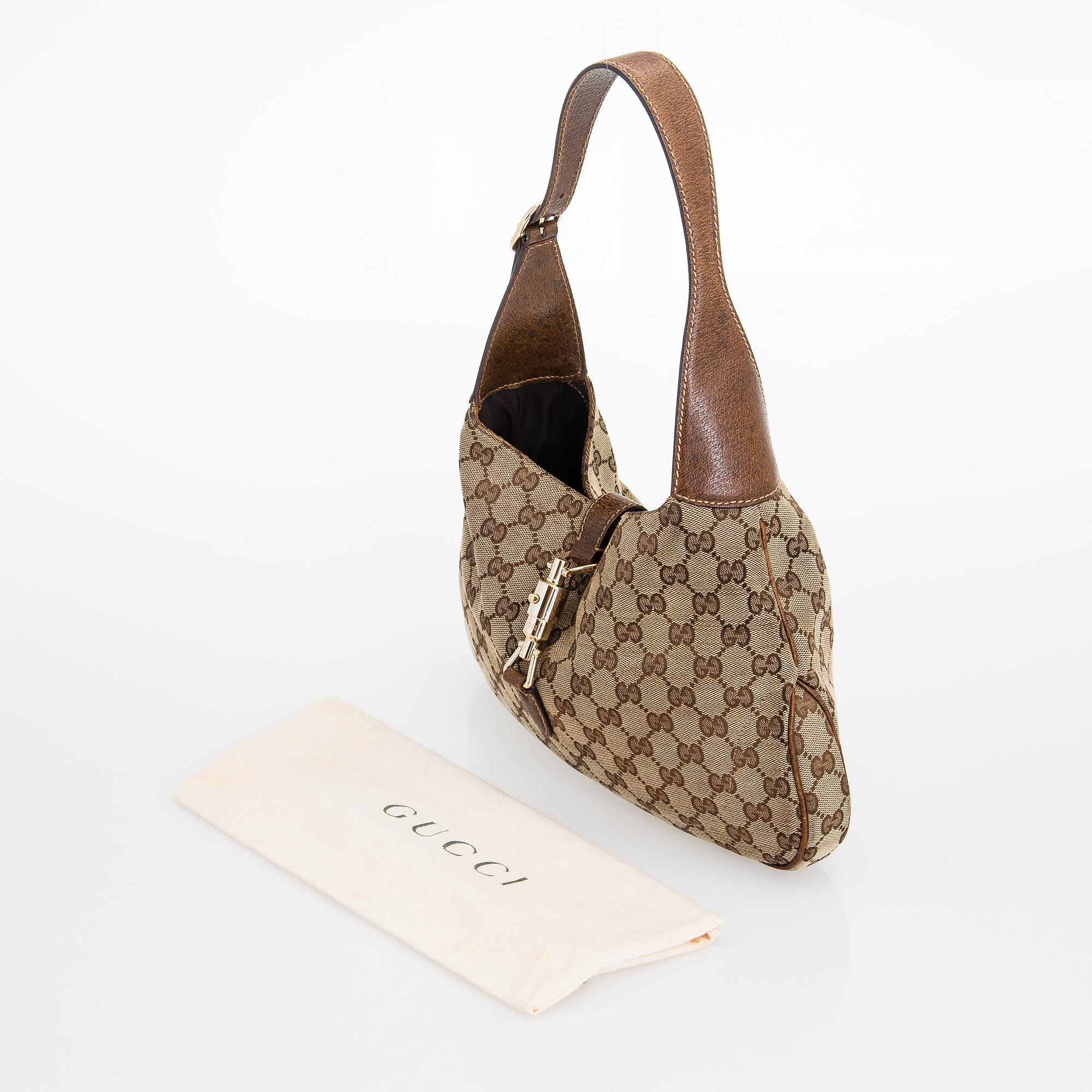 Gucci, A  monogram 'Jackie' Bag.