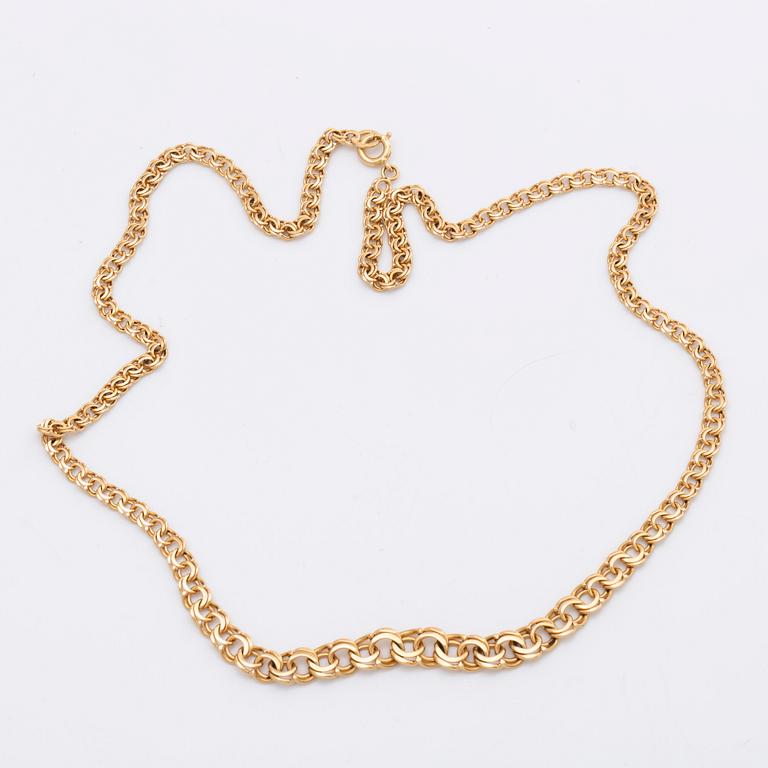 NECKLACE 18K gold, 12,5 g.