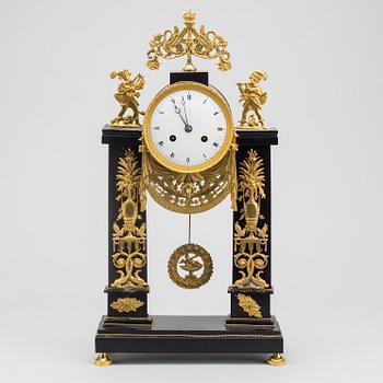 A mantle clock France, 19th century,