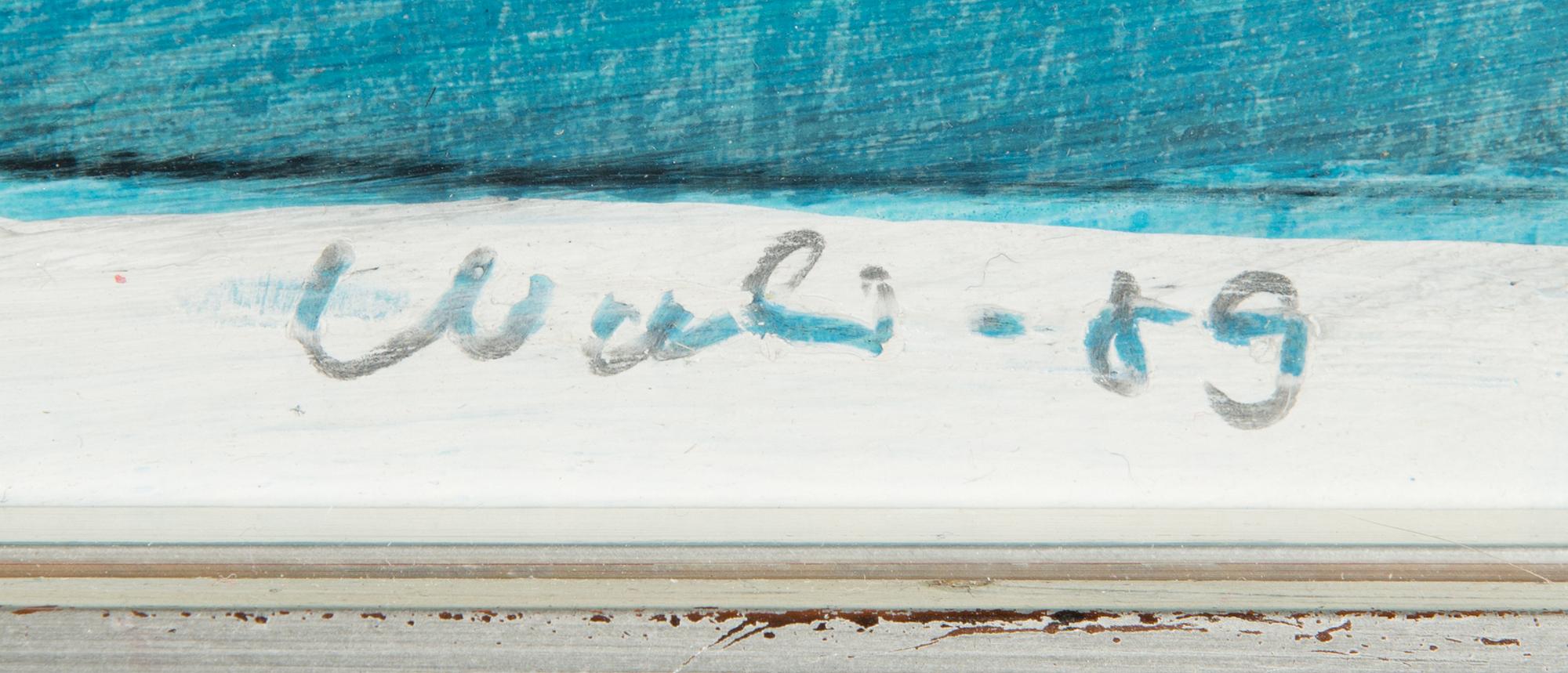 Raimo Walo, acrylic on board, signed and dated -89.
